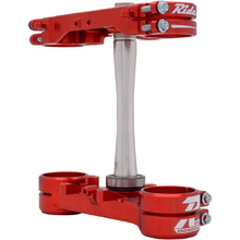 Ride Engineering Honda CRF250R 22-24 CRF450R 21-24 Red 23.5mm Offset Billet Split Triple Clamp
