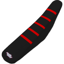 MotoSeat Honda CR125/250 00-07 5 Rib Black/Black/Red Seat Cover