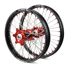 Talon/Excel A60 Honda CRF250/450R 14-26 21"/19" Black/Red/Red Wheel Set