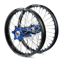 Talon/Excel A60 Husqvarna TC/FC 16-22 21"/19" Black/Blue/Blue Wheel Set