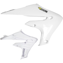 Cycra Yamaha YZ250F 19-23 YZ450F 18-22 White Powerflow Radiator Shrouds