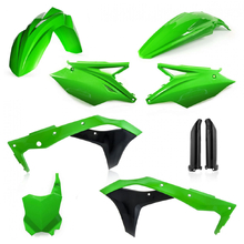 Cycra Kawasaki KX250F 17-20 Green/Black Replica Plastics Kit