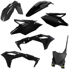 Cycra Kawasaki KX250F 17-20 Black Replica Plastics Kit