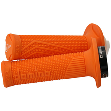 Domino D100 D-Lock On Orange MX Grips