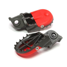 DRC Suzuki RM/RMX/DRZ Black Motard Foot Pegs