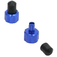DRC Blue Valve Caps With Remover