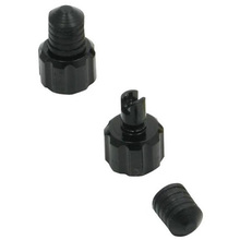 DRC Black Valve Caps With Remover