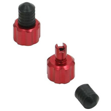 DRC Red Valve Caps With Remover