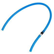 DRC 1-Way Uni-Flow Blue Fuel Breather Hose w/ Swivel