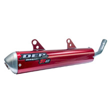 DEP Beta RR200-250 2T 20-25 Red Enduro Silencer
