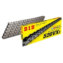 D.I.D 520 VX3 120L X-Ring 120L Rivet Link Steel Chain