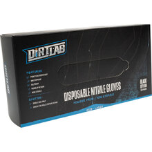 Dirtlab Black Disposable Nitrile Gloves - 100 Pack