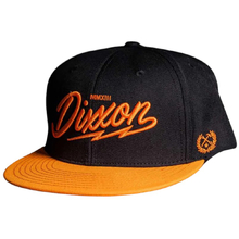 Dixxon Lightning Script Orange/Black Snapback