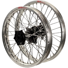 Envy/D.I.D Yamaha YZ125-250 98 21"/19" Silver/Black Wheel Set