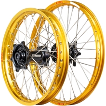 Envy/D.I.D Honda XR650 00-08 21"/18" Gold/Black Wheel Set