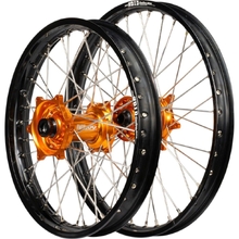 Envy/D.I.D KTM EXC/EXCF 03-15 21"/18" Black/Orange Wheel Set
