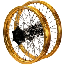 Envy/D.I.D Suzuki RMZ250-450 07-27 21"/19" Gold/Black Wheel Set