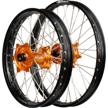 Envy/D.I.D KTM EXC/EXCF 16-23 21"/18" Black/Orange Wheel Set
