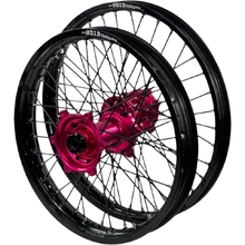 Envy/D.I.D KTM/Husqvarna SX/SXF/TC/FC 23-27 21"/19" Black/Hot Pink/Black Wheel Set