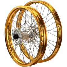 Envy/Excel Honda XR400 96-08 21"/18" Gold/Silver Wheel Set