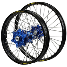 Envy/Excel Yamaha Tenere 700 19-25 21"/18x2.50" Black/Blue Wheel Set