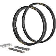 Excel Takasago Honda CR/CRF 02-04 21"/19" Black Rim Set & Spokes