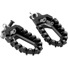 S3 Parts KTM Adventure Soild Rally Black Enduro Footpegs
