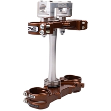 EZE Kawasaki KX250F 21-26 KX450F 19-26 21.5mm Offset Bronze Triple Clamps w/ Bar Mounts