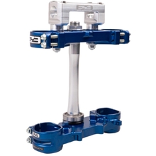EZE Yamaha YZ125 06-26 25mm Offset Blue Triple Clamps w/ Bar Mounts
