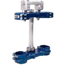 EZE Yamaha YZ250 06-26 25mm Offset Blue Triple Clamps w/ Bar Mounts
