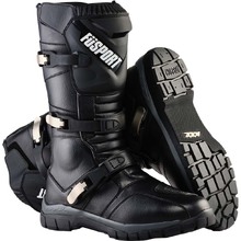 Fusport x Motoz Simpson Desert Black Adventure Boots
