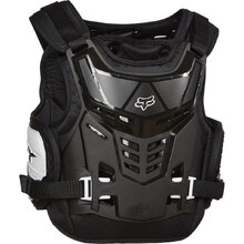 Fox Raptor Proframe CE Black/White Kids Body Armour