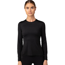 Fox Tecbase Black Womens LS Compression Shirt