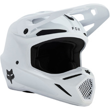 Fox 2027 V3 Solid Matte White Helmet