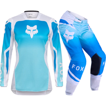 Fox 2026 180 Shield White/Blue Womens Gear Set