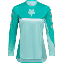 Fox 2026 Flexair Fracture Aqua Womens Jersey