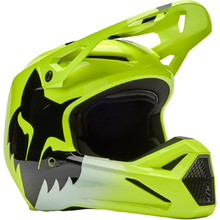 Fox 2026 V1 Shield Flo Yellow Kids Helmet