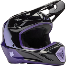 Fox 2026 V3 Spire Black/Purple Kids Helmet
