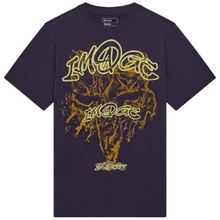 Fox Image Print Midweight Plum Perfect Tee