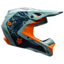 Fox 2026 V1 Image Print Arc Blue Helmet