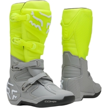 Fox 2027 Comp Yellow/Grey Boots