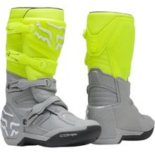 Fox 2027 Comp Yellow/Grey Kids Boots