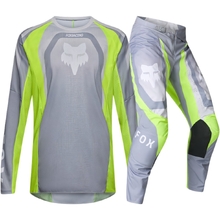Fox 2027 180 Frame Grey/Yellow Gear Set