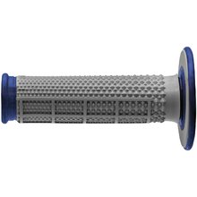 Renthal Dual Compound Half Waffle Blue Tapered Grips