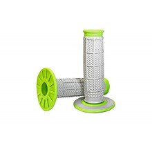 Renthal Dual Compound Half Waffle Green Tapered Grips