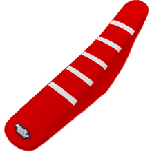 MotoSeat Gas Gas MC125-450/EC250-350 21-23 5 Rib Red/Red/White Seat Cover