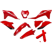 UFO GAS GAS EC/EC-F 21-23 Red Plastics Kit w/Headlight Shroud