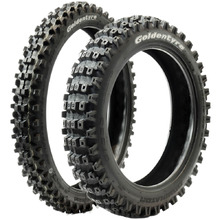 GoldenTyre Front GT216AA 90/100-21 Rear GT333 120/100-18 Mid/Hard Tyre Set