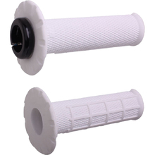 ODI Universal White Soft Half Waffle Lock On Grips