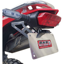 B&B Offroad Honda CRF450L/RL 19-25 Silver Number Plate Holder